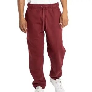 Men's Burgundy Sweatpants